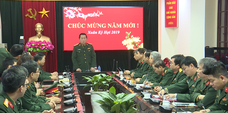 Thượng tướng Nguyễn Trọng Nghĩa thăm, chúc Tết Báo Quân đội nhân dân và các đơn vị